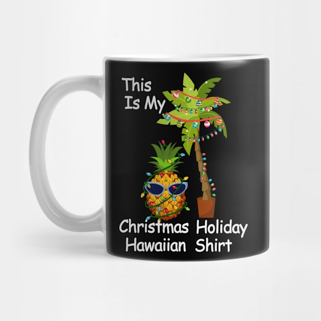 Christmas Holiday Hawaiian Shirt by RKP'sTees